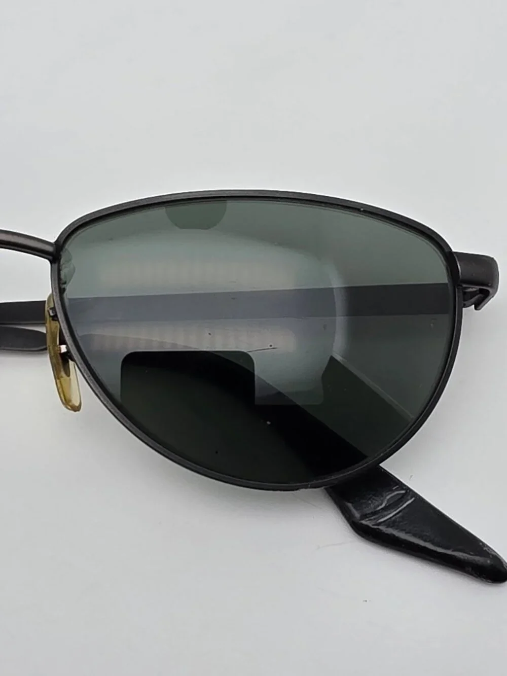 Ray-Ban B&L W2193 Gridlock Black Chrome Frame G-15 Green Glass Lens Sunglasses